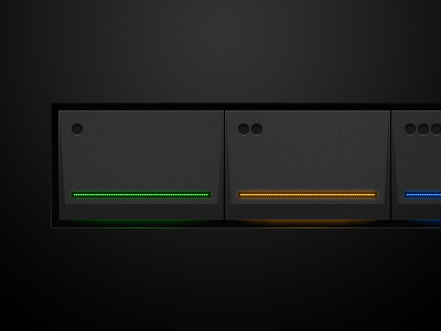 Top Nav Btns buttons glow gray interface nav ui