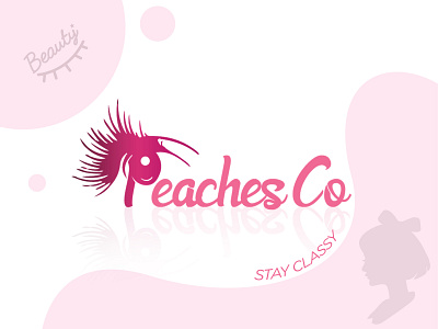PeachesCo Logo branding creative creative design creative logo design logo logo design
