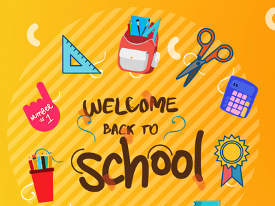 Back to school background by Graphail on Dribbble