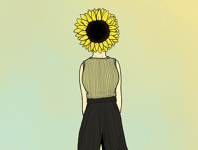 My Sunflower art illustration illustration art procreate