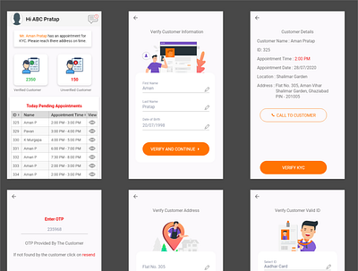 KYC verification by agent kyc