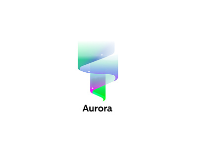aurora artwork illustration logo vector