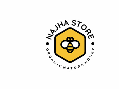 Najha Store Logo artwork branding dra drawing logo vect vector