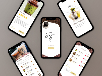 Coffee Shop Mobile App Design design mobile app mobile app design mobile ui ui ux