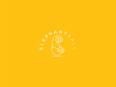 elephantball animal logo animals animation app ball branding design dribbble elephants icon illustration logo logotype title typography ui ux vector web website