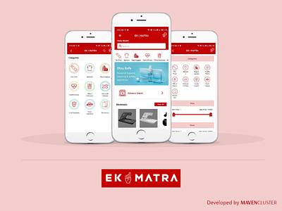 B2B Multi-Vendor eCommerce App Design branding design graphic design mobile mobile app