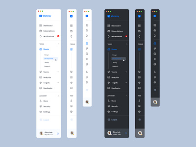 Sidebar Navigation app dashboard design menu nav nav bar side bar side menu ui