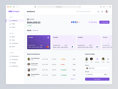 Finance Dashboard Exploration