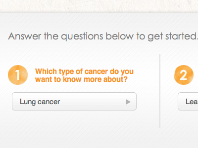 InformationAboutCancer.com - Filter Navigation