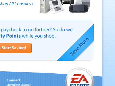 Ea Sports Comp banner microsite pattern retail