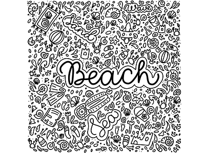 Beach doodle