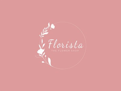 Florista - The Flower Shop Logo branding dribbble floral florista flower logo flower shop flowers graphic design illustration logo typography vector