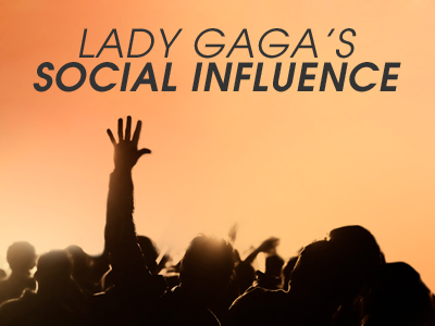 Lady Gaga Infographic design facebook gaga gottschalk influence infographic inspiration lady map media michael mike potential reach social stats sysomos twitter type typography world
