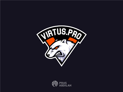 Virtus.pro bear logo esport esportlogo logo logo redesign mascot mascot logo polarbear