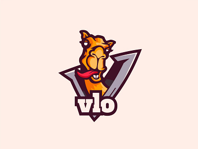 vlo mascot logo camel logo mascot logo