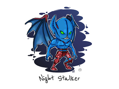 Night Stalker Dota 2 Chibi chibi dota2 drawing illustration nightstalker