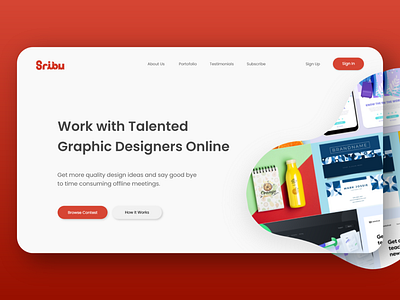 Sribu Web Design for member Acceptance flat illustration ui ux web