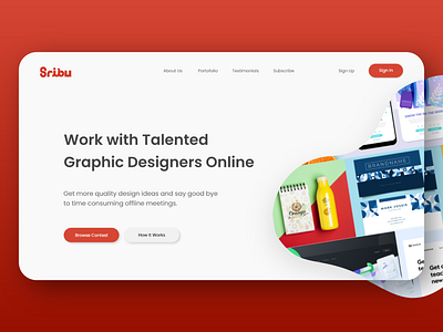 Sribu Web Design for member Acceptance