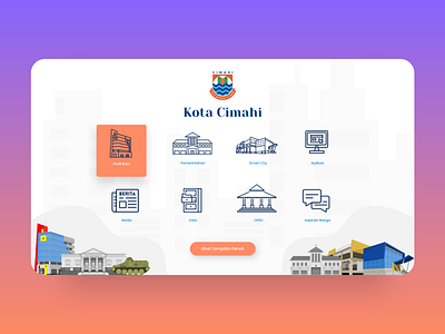 Cimahi City Web UI Design