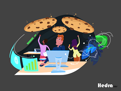 Privado Web illustrations - No Tracking Cookies