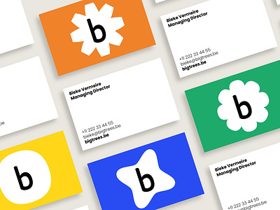 Bigtrees - Visit cards branding business cards colorful design design graphic design print typography visit cards