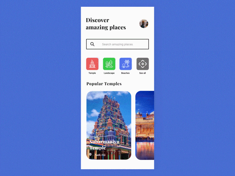 Trip planner app after effect animation app design icon travel ui ux web