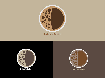 Day 006 | Daily logo challenge | Dylan's coffee , Coffee shop dailylogochallenge design logo vector