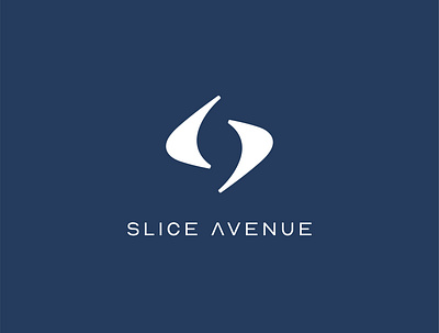 Slice Avenue Logo clothing curves design logo slice sports tennis