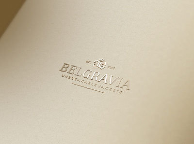 Belgravia Logo branding clothing design jacket logo luxury