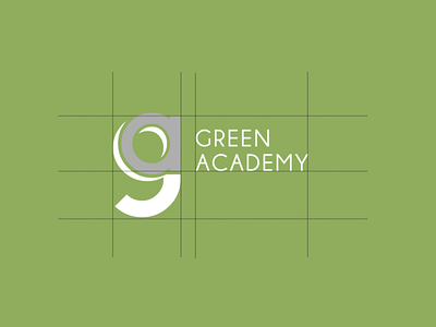 Green Academy Logo academy design graphic design green logo