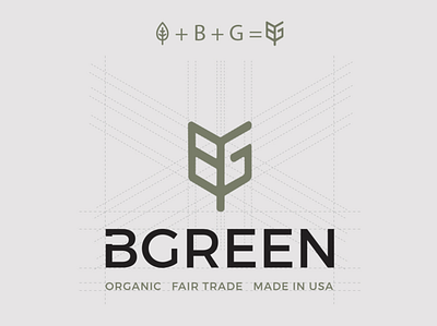 Be Green Logo brand creative design green illustration leaf logo