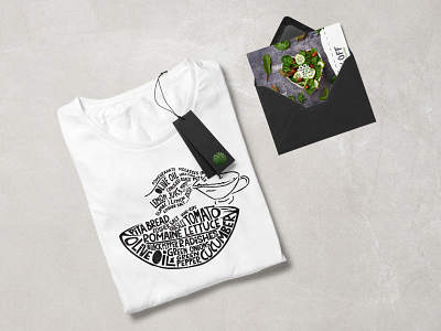 Tshirt art and illustration art artwork design green illustration recipe salad