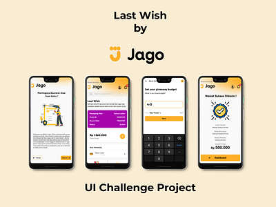 Life Insurance UI Design Challenge by Bank Jago app branding design graphic design ui ui desi ux