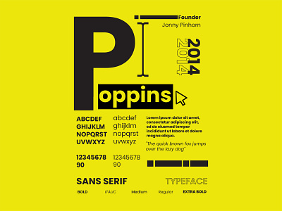 Poppins Typeface graphic design poppins typeface typography vector
