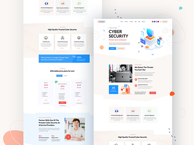 Cyber Security Agency website agency corporate cyber security design digital security graphic design security agency security template security website design ui ux website