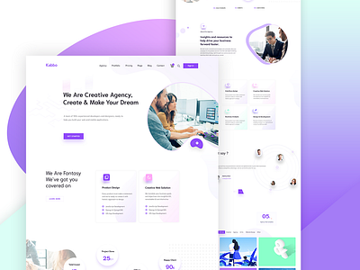 Creative Agency | Home Page Design agency business clean corporate creative creative agency design home page design illustration landing page logo minimal shape theme trend typography ui ux vector website