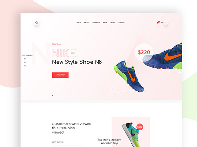 eCommerce home page