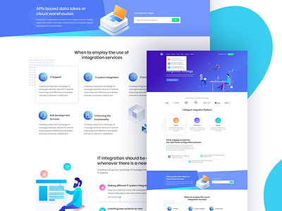 IT & Software landing page agency clean corporate creative creative agency design digital agency illustration it software it landing page landing page landing page design shape software landing page theme trend typography ui ux website