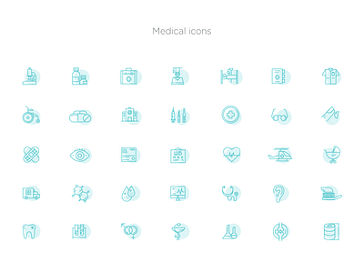 Medical icon set icons medical