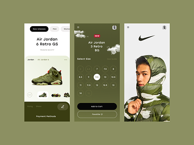 NIke Store clothing nike snickers store ui ux