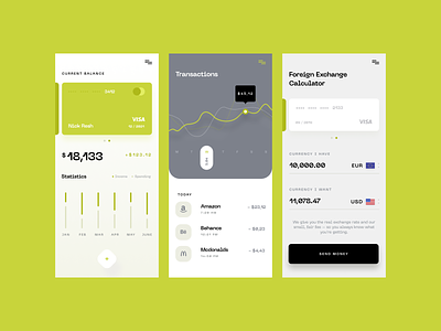 Finance App app banking card credit card mobile money wallet