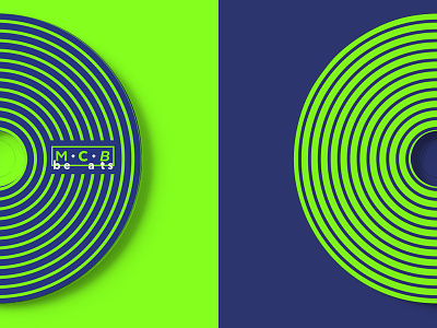 M C B branding – need opinions branding cd colour colours deep dj green music neon violet