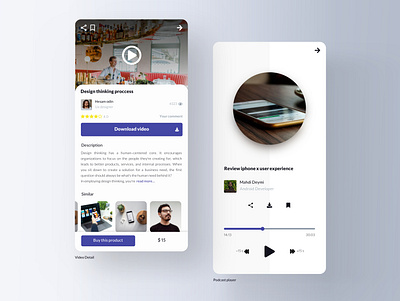 Podcast App app design sketch ui ui design ux