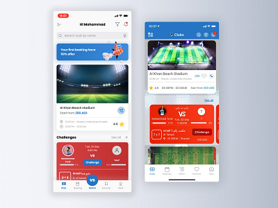 Ole app redesign brand figma football app redsign ui ui design user interface uxdesign