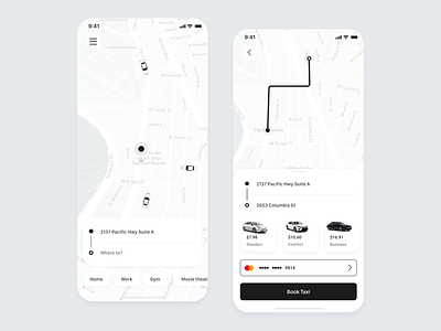 Taxi App Concept