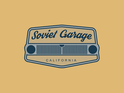 Soviet Garage flat logotype oldschool