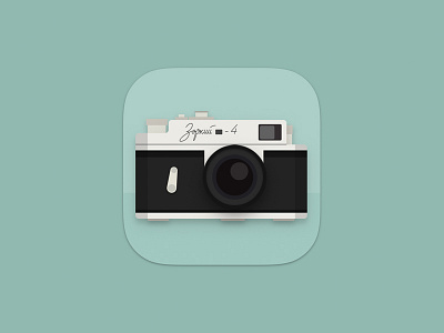 App Icon - DailyUI 005 camera dailyui icon illustration interface ui