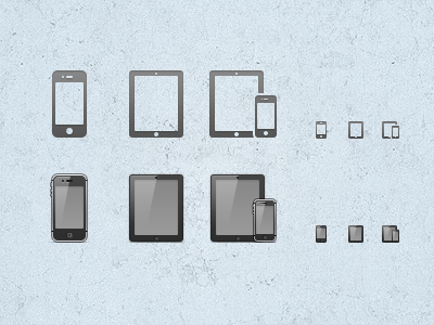 iOS Devices Icon device devices free freebie ios ipad iphone mobile