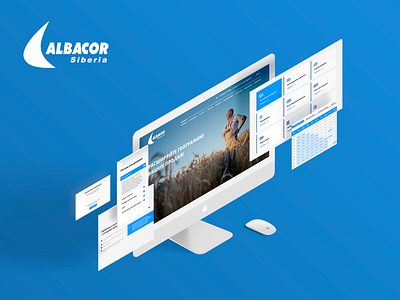 Website for an international trucking company design ui ux web website