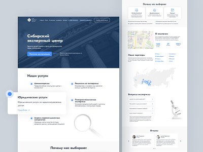 A concise website for the Siberian Center of Expertise design expertise site ui ux web website